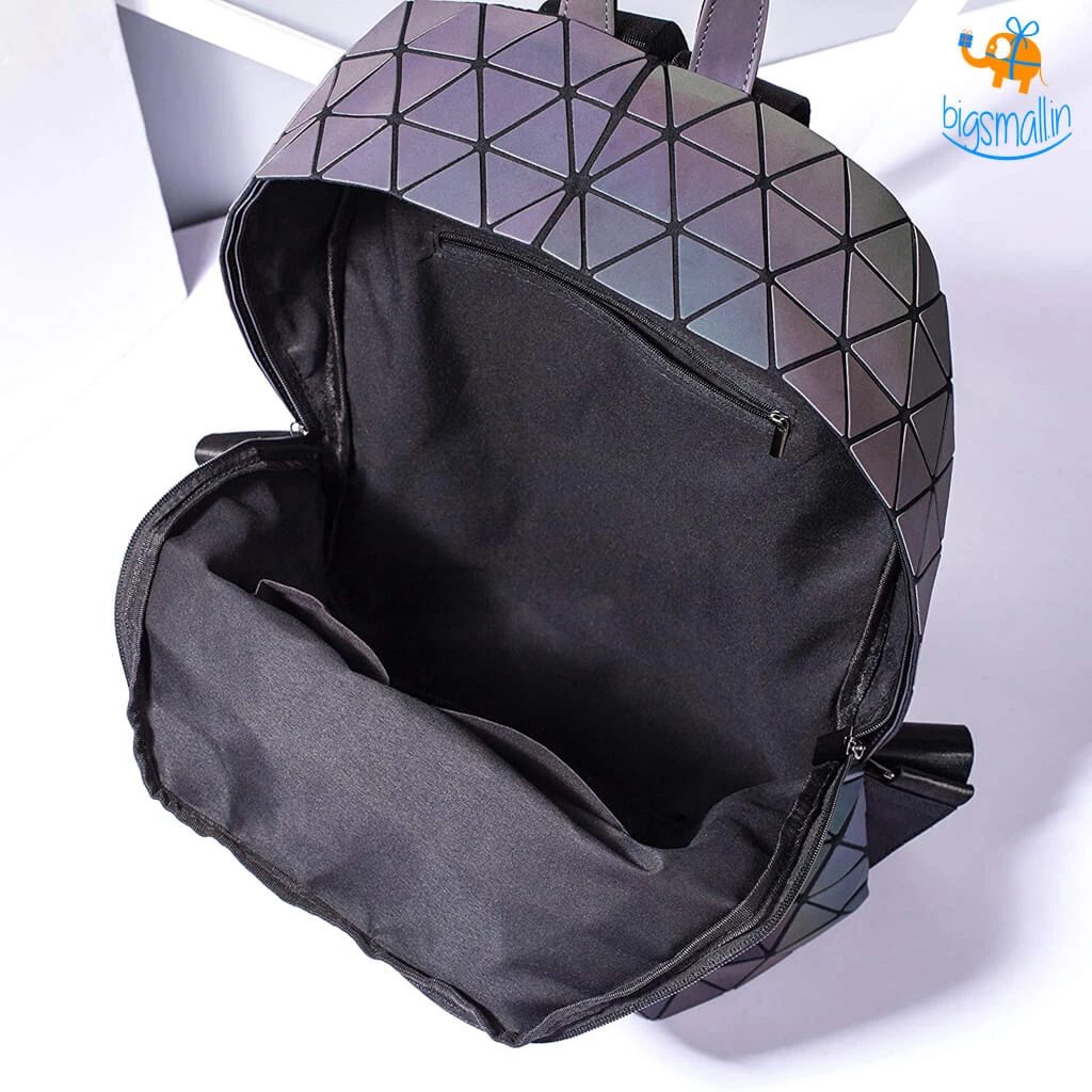 Big Daddy All Of It Iridescent Holographic Backpack