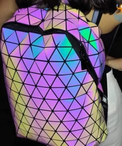 Big Daddy All Of It Iridescent Holographic Backpack