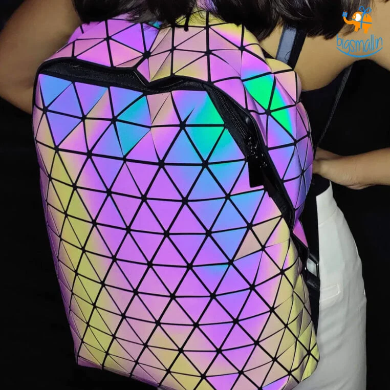 Big Daddy All Of It Iridescent Holographic Backpack