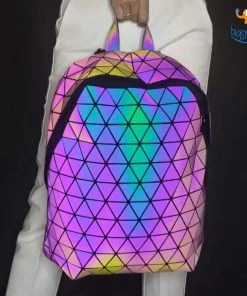 Big Daddy All Of It Iridescent Holographic Backpack