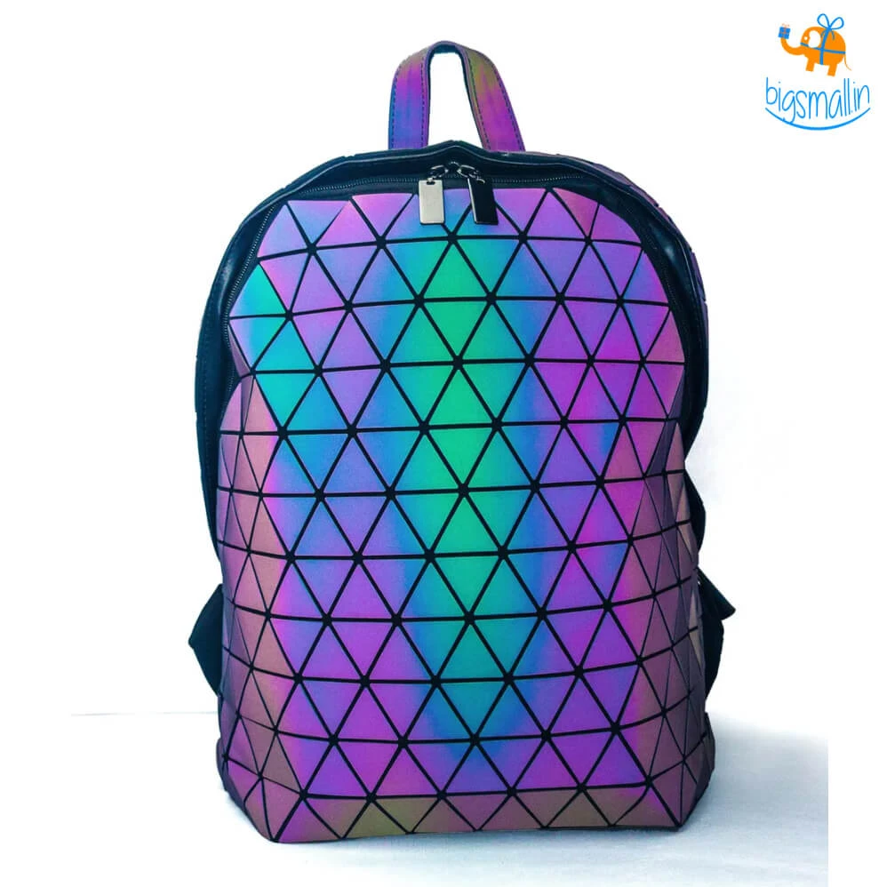 Big Daddy All Of It Iridescent Holographic Backpack