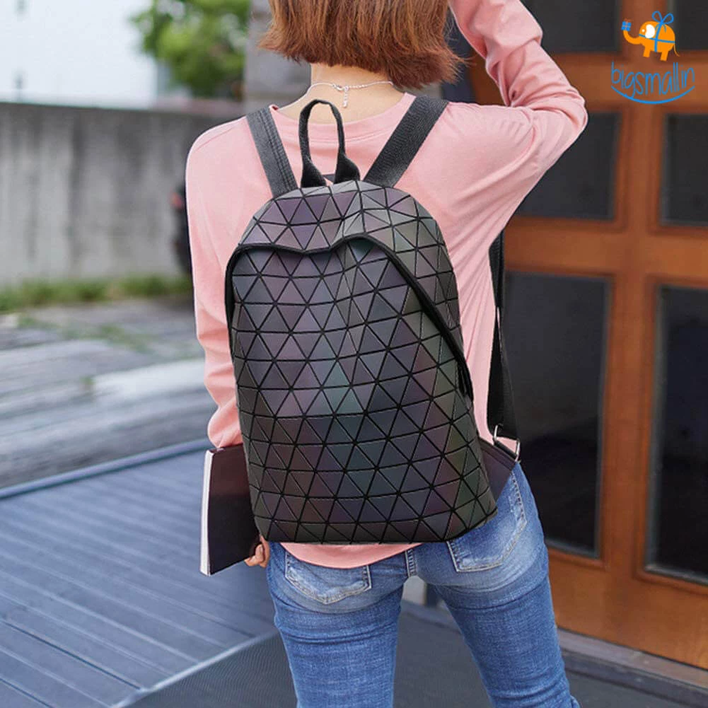 Big Daddy All Of It Iridescent Holographic Backpack