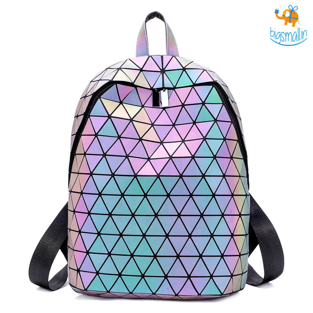 Big Daddy All Of It Iridescent Holographic Backpack