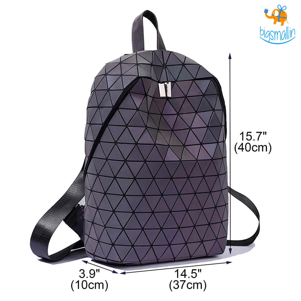 Big Daddy All Of It Iridescent Holographic Backpack