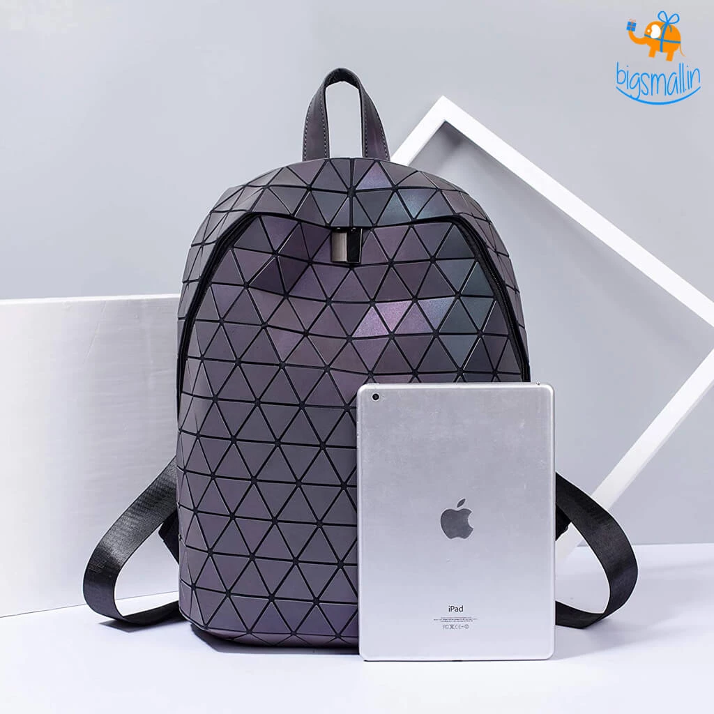 Big Daddy All Of It Iridescent Holographic Backpack