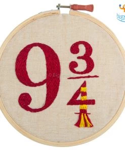 Hoop-Broideries All Of It Harry Potter 9 3/4 Embroidery Hoop Art