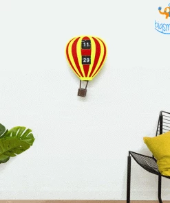 AmyLi Hot Air Balloon Flip Clock Father's Day