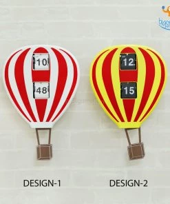 AmyLi Hot Air Balloon Flip Clock Father's Day