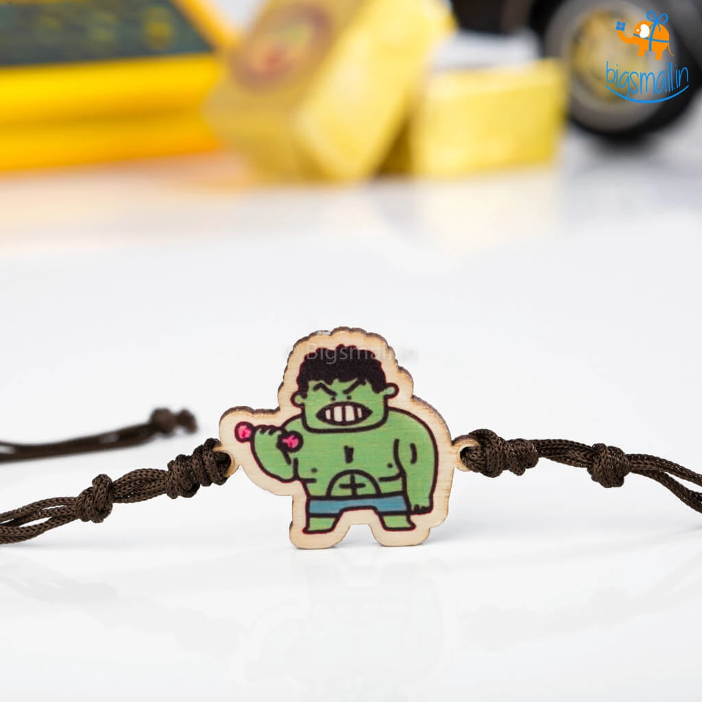 Bigsmall_cc Avengers Wooden Rakhi