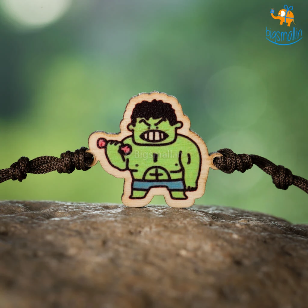 Bigsmall_cc Avengers Wooden Rakhi