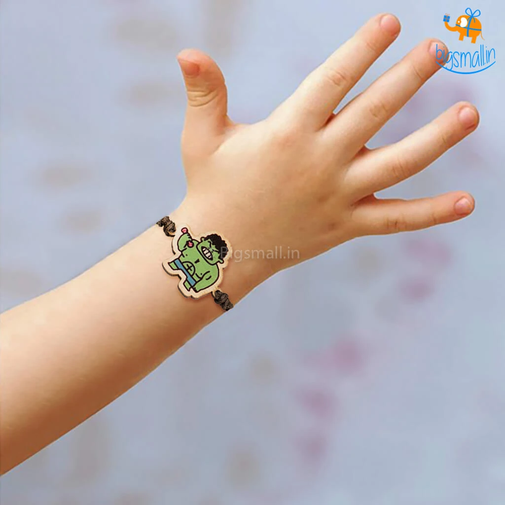 Bigsmall_cc Avengers Wooden Rakhi