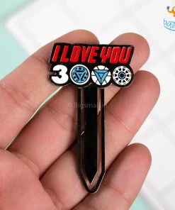 Bigsmall_piu Love You 3000 Metallic Bookmark
