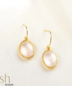 Ash Designs Free Spirit Rose Quartz Earrings
