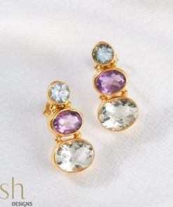 Ash Designs Amon Semi-Precious Gemstone Earrings Sale