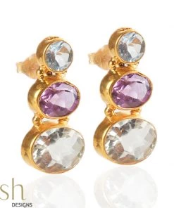 Ash Designs Amon Semi-Precious Gemstone Earrings Sale