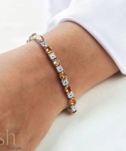 Ash Designs Mava Citrine Semi-Precious Bracelet