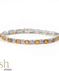 Ash Designs Mava Citrine Semi-Precious Bracelet
