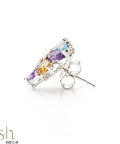 Ash Designs Sale Peora Semi Precious Earring Studs