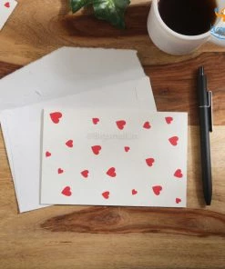 Ascetic All Of It Little Hearts Greeting Card - Set Of 3