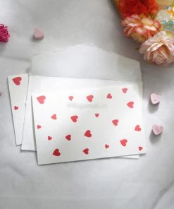 Ascetic All Of It Little Hearts Greeting Card - Set Of 3