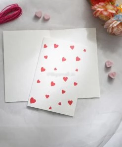 Ascetic All Of It Little Hearts Greeting Card - Set Of 3