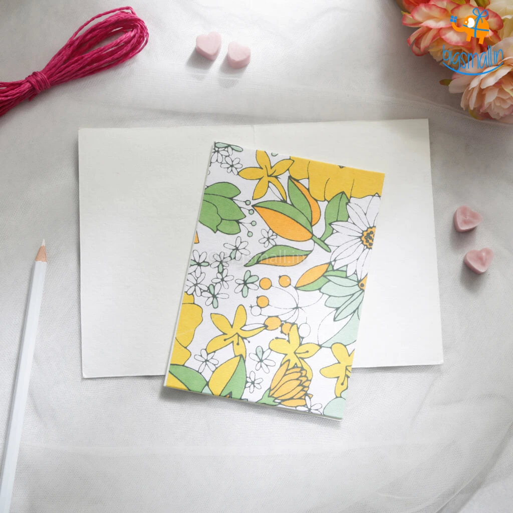 Ascetic Floral Greeting Card - Set Of 3 (Assorted Design) Sale