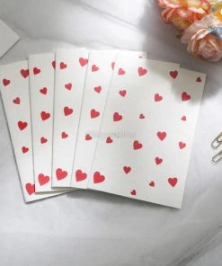 Ascetic All Of It Little Hearts Greeting Card - Set Of 3