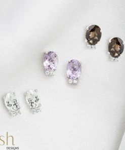 Ash Designs Aurora Semi-Precious Stud Earrings
