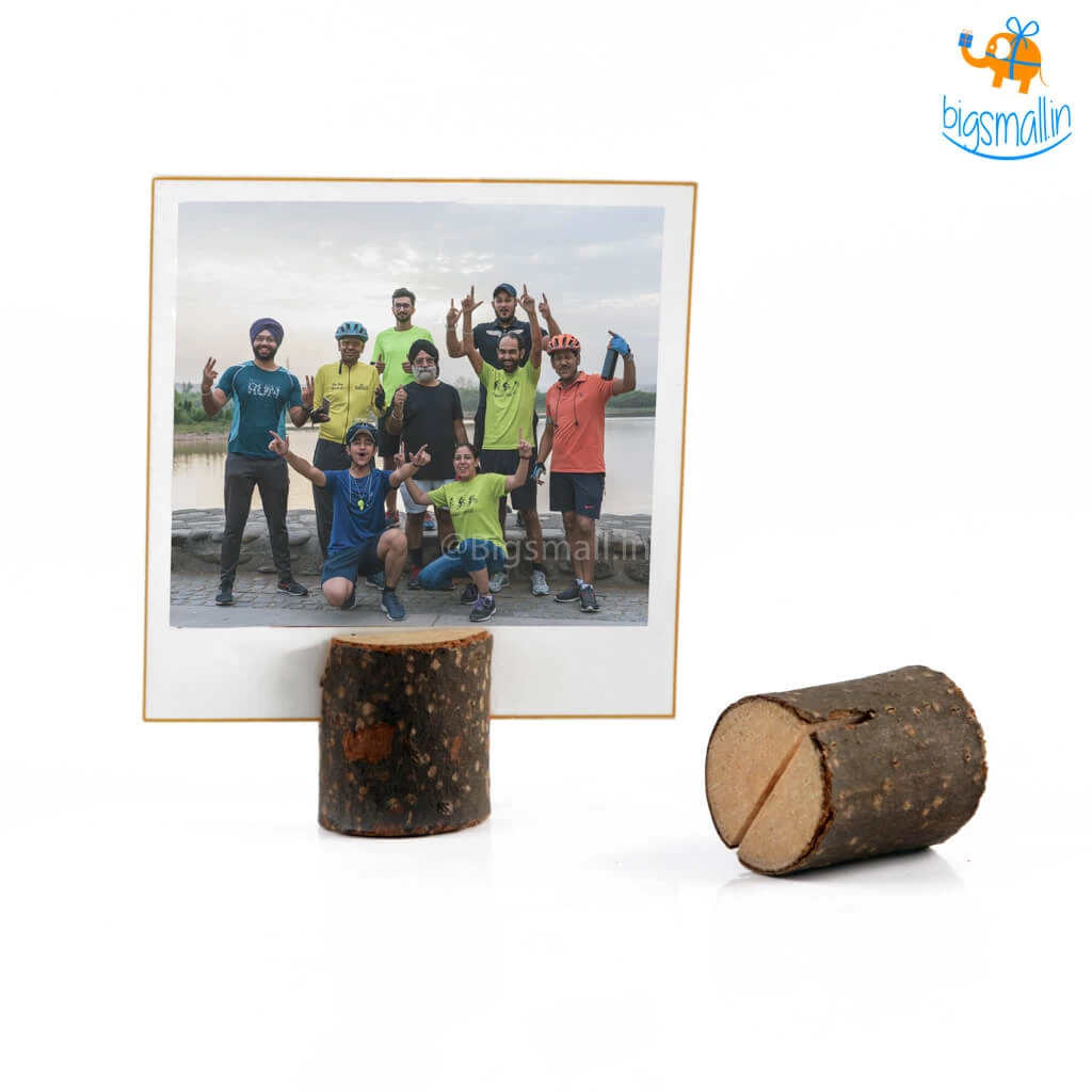 VinnyC Wooden Logs Polaroid Photo Holder - Set Of 10 All Of It