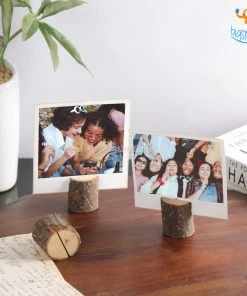 VinnyC Wooden Logs Polaroid Photo Holder - Set Of 10 All Of It