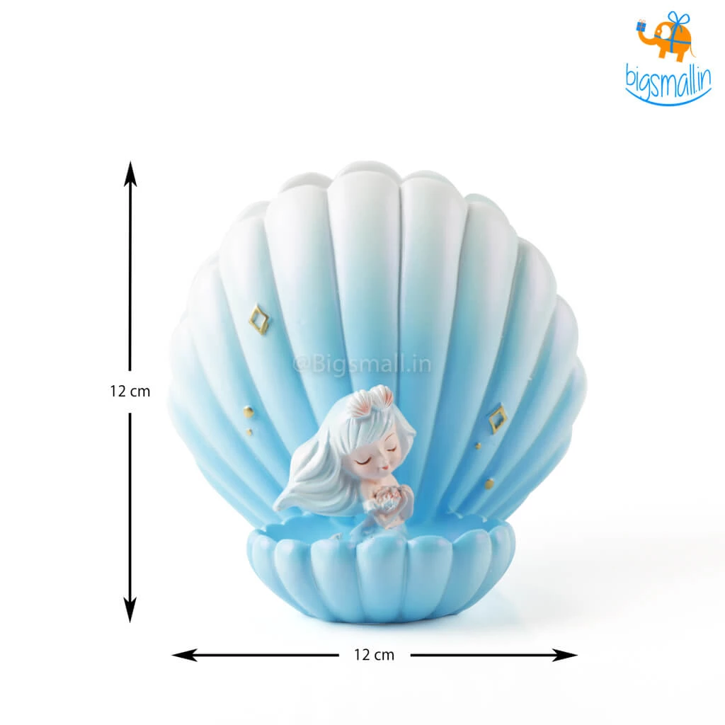 Bigsmall_hmk Sea Shell & Mermaid Desk Organizer