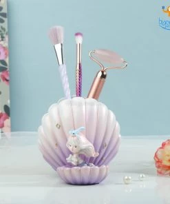 Bigsmall_hmk Sea Shell & Mermaid Desk Organizer