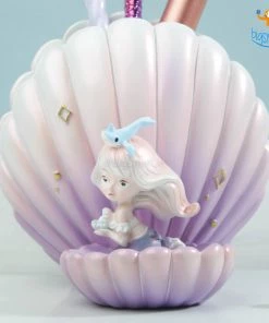 Bigsmall_hmk Sea Shell & Mermaid Desk Organizer