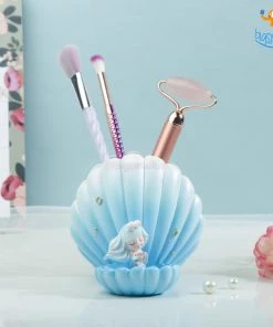 Bigsmall_hmk Sea Shell & Mermaid Desk Organizer