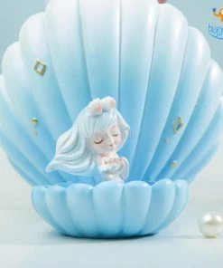Bigsmall_hmk Sea Shell & Mermaid Desk Organizer