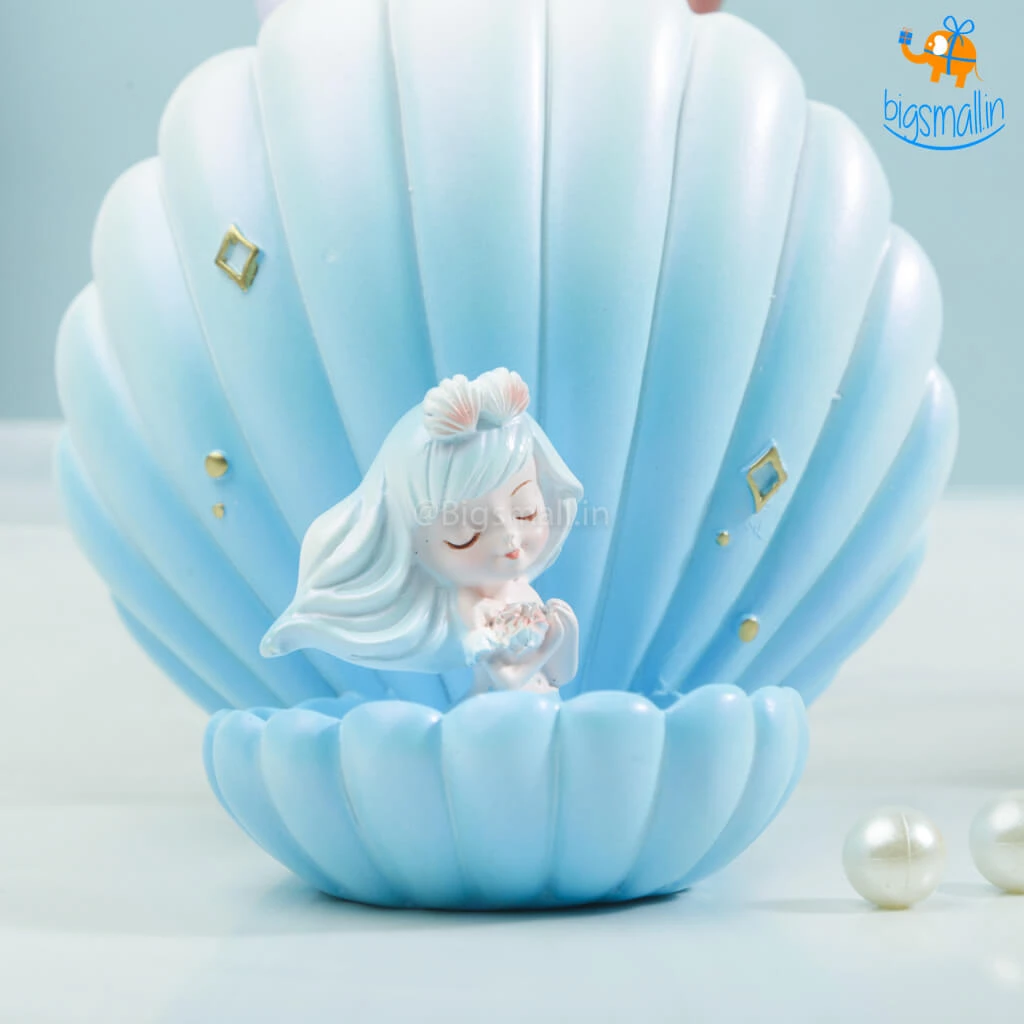 Bigsmall_hmk Sea Shell & Mermaid Desk Organizer