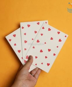 Ascetic All Of It Little Hearts Greeting Card - Set Of 3