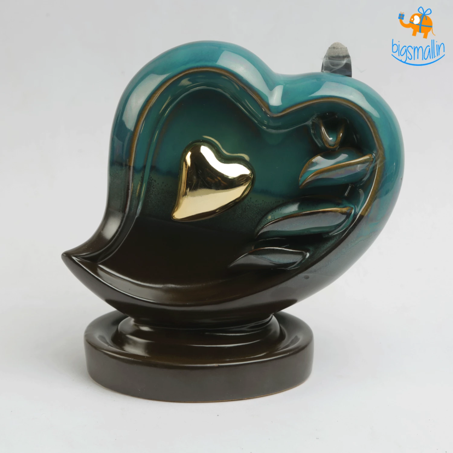 VinnyC Corporate Heart-Shaped Backflow Incense Burner