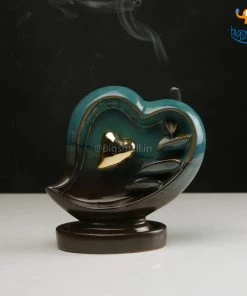VinnyC Corporate Heart-Shaped Backflow Incense Burner