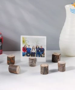VinnyC Wooden Logs Polaroid Photo Holder - Set Of 10 All Of It