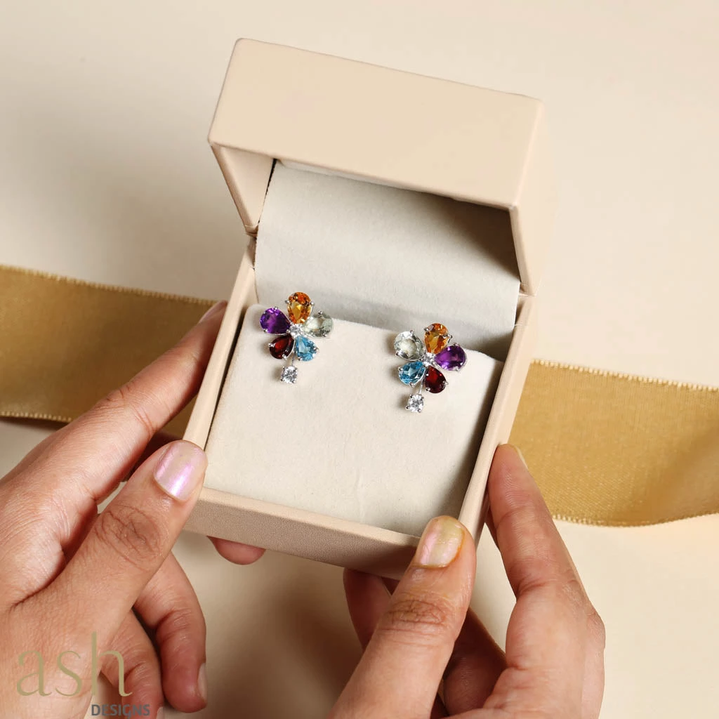 Ash Designs Chenju Semi-Precious Earrings