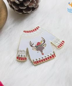 Bigsmall_piu All Of It Christmas Sweater Lapel Pin