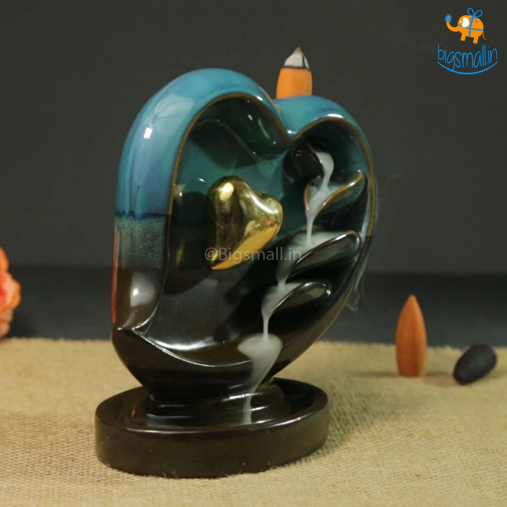 VinnyC Corporate Heart-Shaped Backflow Incense Burner