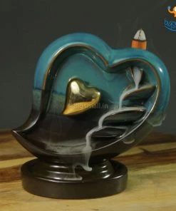 VinnyC Corporate Heart-Shaped Backflow Incense Burner