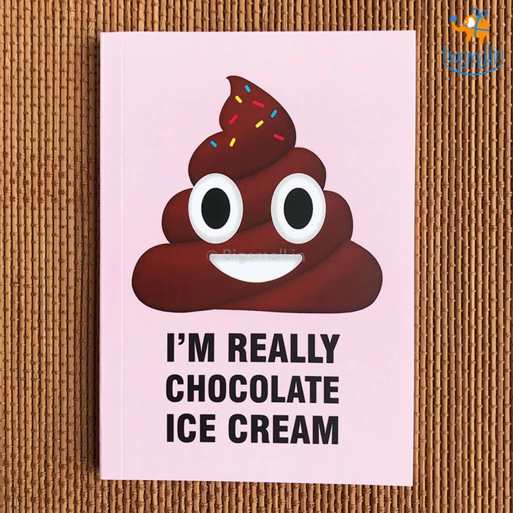 Doodlee Do Swirl Of Chocolate Ice Cream Notebook Sale