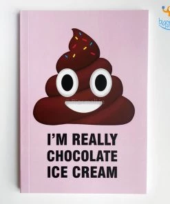 Doodlee Do Swirl Of Chocolate Ice Cream Notebook Sale
