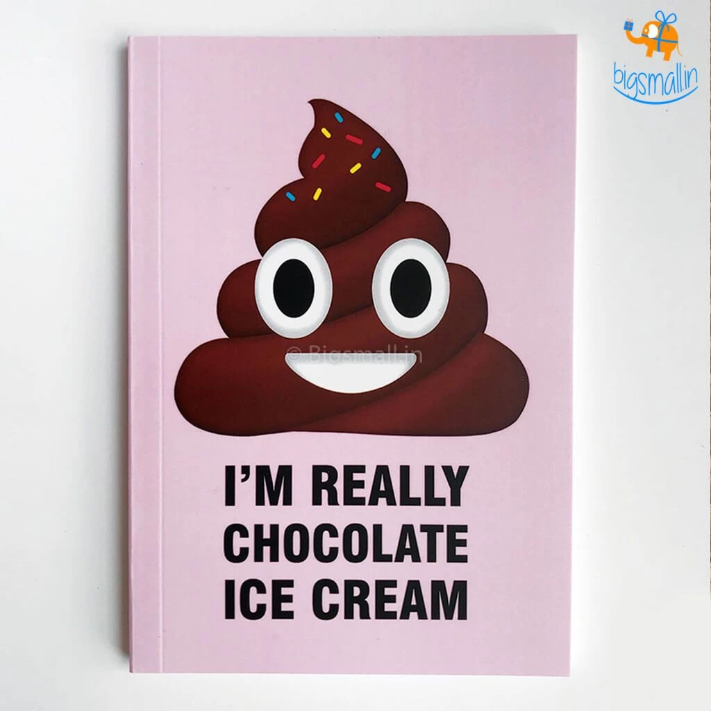 Doodlee Do Swirl Of Chocolate Ice Cream Notebook Sale