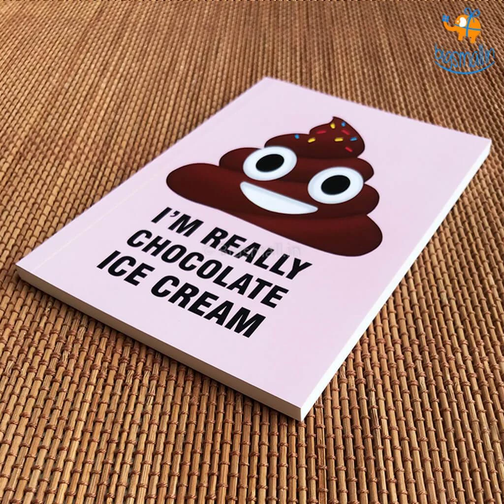 Doodlee Do Swirl Of Chocolate Ice Cream Notebook Sale