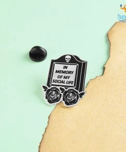 Bigsmall_piu In Memory Of My Social Life Lapel Pin All Of It