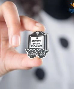 Bigsmall_piu In Memory Of My Social Life Lapel Pin All Of It
